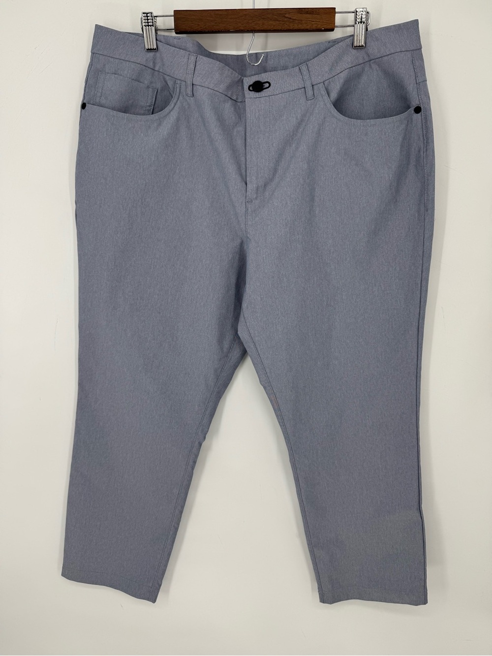 Public Rec Blue Gray Mens Dress Pants Performance Office Golf Travel Size 40/28